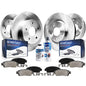Detroit Axle - Brake Kit for Hyundai 2007-2010 Elantra 10.83 inch Front and 10.32 inch Rear Disc Brake Rotors Ceramic Brakes Pad